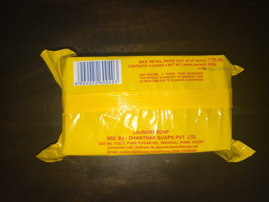 BB Soap pack of four cakes